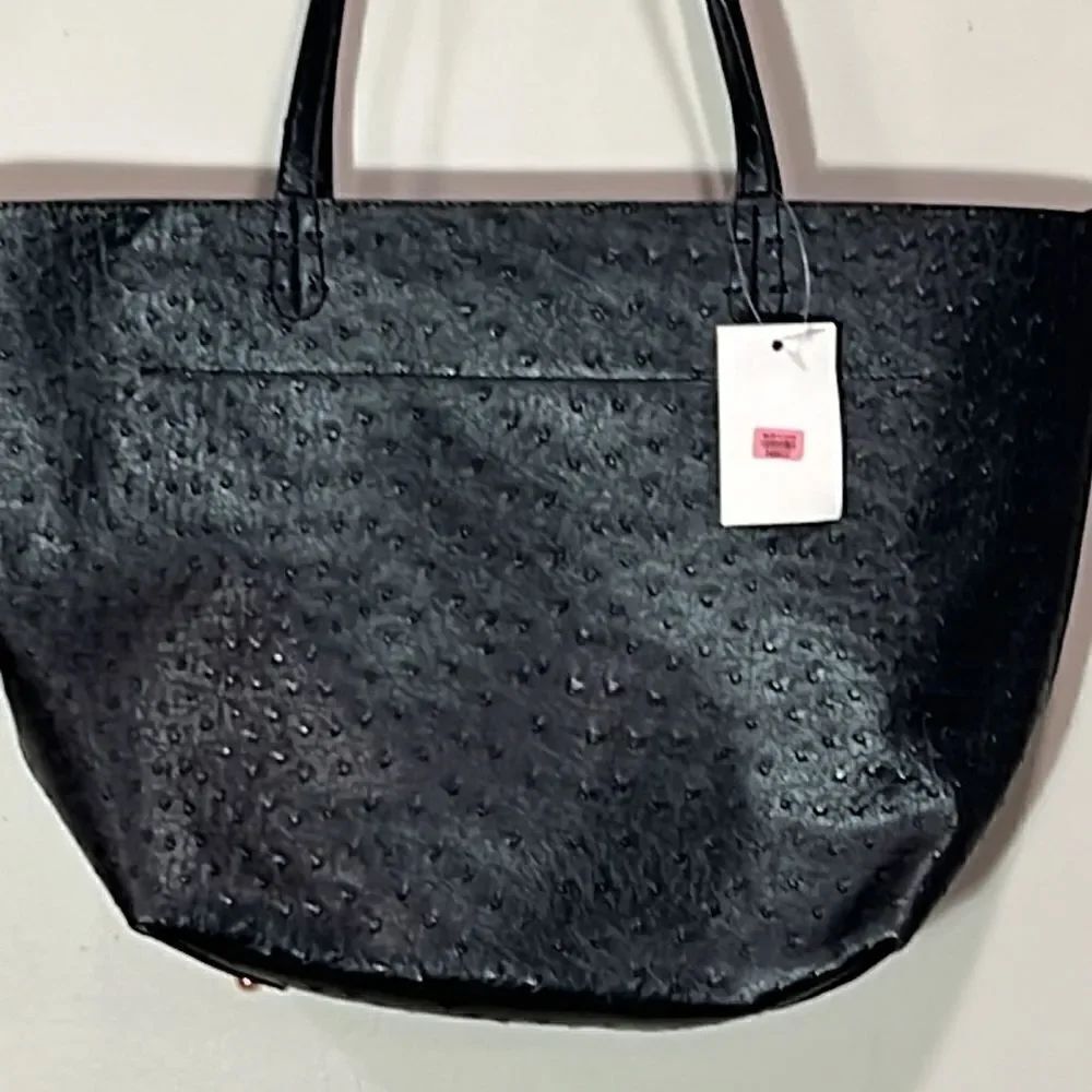Large Black Textured Purse. Brand New! 👜 🔥 👀 - Picture 2 of 9